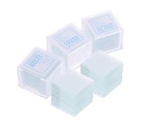 HEALLILY Cubreobjetos para Microscopio 22x22 Mm 100 Piezas por Caja 5 Cajas para Preparación de Muestras y Análisis en Laboratorio