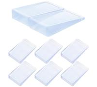 HEALLILY Cuñas Niveladoras para Muebles de PVC Transparente, 8 Piezas para Estabilizar y Nivelar Mesas, Sillas y Topes de Puerta Hogar