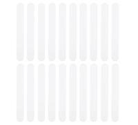 HEALLILY Depresores Linguales Desechables y 20 de Plástico Pp Superficie Lisa Color Blanco, Ideales para Uso Clínico y Profesional Reutilizable