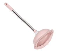 HEALLILY Desatascador Bloqueos de Goma Acero y Resistente Baño de Mango Cómodo Eliminar Accesorio Práctico para Limpieza para Hogar y Oficina WC
