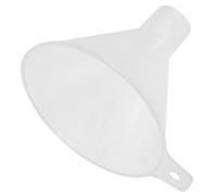 HEALLILY Embudo de laboratorio de plástico transparente con fondo plano para reactivos en polvo, embudo de filtrado para uso en laboratorio y adición de reactivos a gran escala, 4,84 x