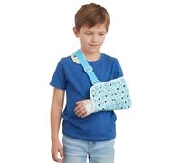 HEALLILY - Eslinga de brazo roto para niños, inmovilizador de hombro médico con almohadilla para el hombro para niños, jóvenes, adolescentes