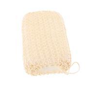 HEALLILY Esponja Exfoliante de Baño de Sisal Natural para Ducha Esponja Corporal Ergonómica y Pequeña Cepillo para Exfoliación Profunda y Limpieza de Piel Adulta para Uso Diario Cuerpo