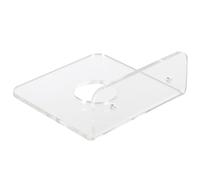 HEALLILY Estante de Pared para Béisbol de Acrílico Transparente, sin Rebabas y Pulido Fino, Adecuado para Exhibición Hogar y Tiendas
