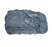 HEALLILY Estatua Conmemorativa Adorno Memorial Especial para de Resina Diseño de Ángel, Resistente al Agua, para Lápida de Tumba en Jardín