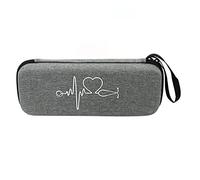 HEALLILY Estuche de Transporte Estetoscopio a Prueba de Golpes Bolsa de Almacenamiento Estetoscopio Portátil EVA Caja Organizadora Compatible con Lit? ()
