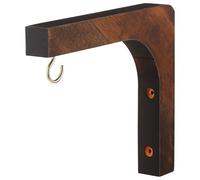 HEALLILY Gancho Colgante de Madera para, Soporte Resistente y Decorativo para Pared Interior y Exterior, Adecuado para y Entrada