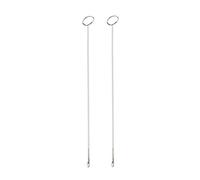 HEALLILY Gancho de bucle de costura con pestillo para tiras de tubo de tela cinturones tiras accesorios de bricolaje 2 piezas