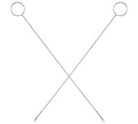 HEALLILY Gancho Giratorio De Acero Inoxidable 10.43 Pulgadas Herramienta Para Bucle De Ganchillo Y Costura Accesorios Manualidades Y Tejido Para Girar Correas Y Tubos Diy