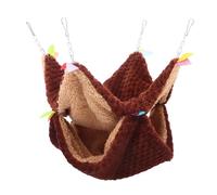 HEALLILY Hamaca para Mascotas Pequeñas de Felpa Cómoda y Cálida Diseño Acolchado, Adecuada para Cobayas y Uso en Jaulas