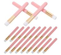 HEALLILY Juego de 30 Pinceles de Maquillaje Multifuncionales para Labios y Pestañas Cabeza Redonda, Nylon y Plástico, Ideales para Belleza Diaria y Viajes