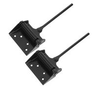 HEALLILY Kit de 2 Bisagras de Resorte de Cierre Automático de Metal Negro Silenciosa y Cierre a 90 Grados para Puertas en Oficinas y Áreas de Alto Tráfico