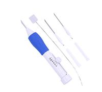 Heallily Kit De Agujas Para Bordar Intercambiables Con BolíGrafo De Bordar ErgonóMico Juego De Herramientas Para Costura Y Manualidades Diy Enhebrador De Agujas Para FáCil De Usar