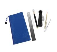 HEALLILY Kit de Herramientas Incluye 2 Cuchillas de Repuesto para Cortar Vidrio Mango Ergonómico Tipo Lápiz, Cuchillas Afiladas de Metal y Plástico para Proyectos Profesionales