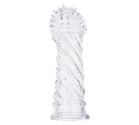 HEALLILY Manguitos para Pene Reutilizables Condones Transparentes Fundas para Pene Extensibles Suministros para Sexo Extensor de Manga para Pene Ampliador Más Fuerte Más Dura para