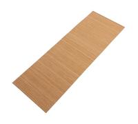 HEALLILY Mantel individual de bambú para cortar y aislar, para ceremonias de té, decoración de cocina, estilo rústico, tamaño flexible para espacios culturales