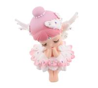 HEALLILY Mini estatua de bailarina para decoración de coche, adorno para tablero de instrumentos para mujeres, figura artística de ballet, accesorio de coche que ahorra espacio, crea un interior