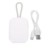 HEALLILY Mini Estuche de Cepillo de Dientes UVC Soporte de Cepillo de Dientes Portátil Recargable para Cepillos de Dientes Eléctricos Y Manuales