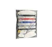 HEALLILY Mini kit de herramientas de costura de la aguja de coser portátil pasador de seguridad botón de hilo de establecer una bolsa de mano de costura para 100pcs de viaje