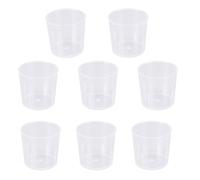 HEALLILY Pack de 30 Tazas Medidoras de Plástico Pp Transparentes de 30ml Marcas Graduadas para Uso en Cocina y Laboratorio Escolar