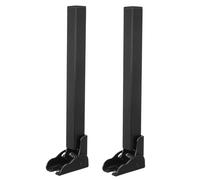 HEALLILY Patas para Somier de Acero Negro, Plegables y Resistentes, Ideales para Muebles y Sofás Cama Diseño Moderno y Estabilidad Práctica, Paquete de 2 Piezas