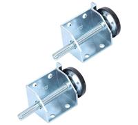 HEALLILY Pies y Plata Ajustables Niveladores Acero de Muebles para 2 Pares, Ligeros Resistentes, Ideales Protección para Gabinetes y Mesas del Suelo