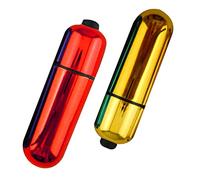 HEALLILY Piezas Vibrador Bala Mini Hembra G- Spot 10 Modos de Vibración Masajeador Clítoris Portátil Estimulador de Pezón Clítoris Juguetes Sexuales para Mujeres Adultos Color Azar