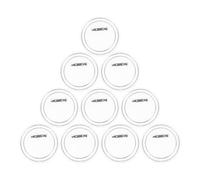 HEALLILY Pines de Botón Personalizados Pines de Insignia de Acrílico Transparente, 75mm, 10 Pcs, para Mostrar Fotos, Manualidades y DIY