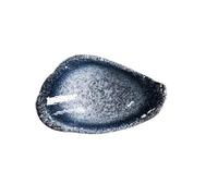 HEALLILY Plato de especias de cerámica azul estilo vintage multifunción para el hogar, cocina, barbacoa, fiesta, cena, vajilla para condimentos del hogar