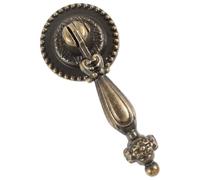 HEALLILY Pomos Doradas para Armarios y Cajones Vintage de Aleación de Zinc Tiradores Decorativos y Fáciles de Usar Paquete de 2 Unidades para Cocina y Hogar