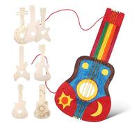 HEALLILY Recortes Resistentes de Guitarra sin Terminar de Madera 8 y Seguros para Manualidades Ideales para Decorar Fiestas y Bailes