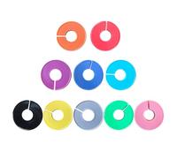 HEALLILY Separadores 10 para de de Plástico Redondos Tallas Ps de Ropa Colgar Piezas Organización Función de Identificación de Tallas Color Aleatorio en Pared para DIY y