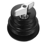HEALLILY Soporte de Montaje Ajuste Preciso para Kit de Batería Tom Abrazadera para Pata de Tom de Suelo y Estructura de Hierro Niquelado para Excelente Transferencia de Sonido