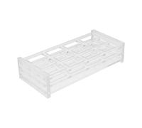 HEALLILY Soporte Espacios de Acrílico 12 Laboratorio para Cubetas de Uniformes y Visibilidad Clara para Almacenamiento en Versátil Entornos Científicos y Laboratorios Educativos