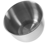 HEALLILY Tazón de acero inoxidable para mezclar, recipiente de alimentos de cocina, recipiente de batido profundo para hornear, ensalada, pasta, mezcla, cuenco de cocina de metal seguro para uso
