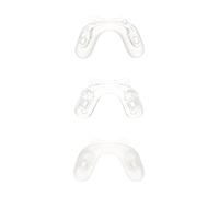 HEALLILY Tornillo de Correa de Puente Óptico en Almohadillas Nasales de Silicona para Gafas Accesorios de Gafas Almohadillas Nasales Transparentes Almohadillas 3 Piezas
