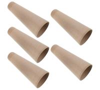 HEALLILY Tubo Soporte para Devanadora de Hilo, 5 Piezas de Cartón Ranurado, Herramienta para Enrollar Ovillos de Hilo en Labores de Crochet y Bordado
