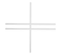 HEALLILY Varilla Agitadora de Vidrio Sólido Herramienta Transparente de 20cm 3 Piezas Función de Mezcla y Drenaje para Laboratorio Adecuado para Uso en Laboratorio