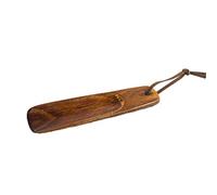 HEALLILY Zapato de Madera Cuerno de Mango Corto Zapato Retráctil Asistente de Zapato Cuerno de Zapato Plegable Ayuda de Zapato para Personas Mayores Embarazadas