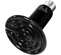 HealSmart Lámpara de calor para reptiles, emisor de calor de cerámica de 100 W, sin emisión de luz, bombillas de calor para anfibios, incubadoras de mascotas, gallineros, pollos, lagartos barbudos