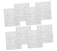 HEALSOPTHY 10 hojas Pegatinas Número y Letras Vinilo Autoadhesivas Scrapbooking Decorativas Resistentes para Manualidades Buzones Diario Tarjetas