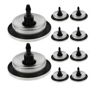 HEALSOPTHY 10 Piezas Boquillas de Pulverización para Latas de Aerosol Válvula Invertida de Acero Inoxidable Repuestos para Impresora 3D Boquilla de Gran Ángulo Sellado Industrial para