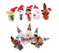 HEALSOPTHY 10 Piezas de Dedos de Tela para Juguetes Divertidos para Dedos Adorables y Resistentes para Cuentos y Infantiles
