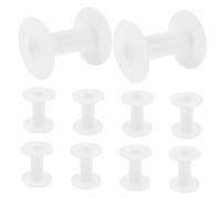 HEALSOPTHY 10 piezas Transparentes Reutilizables de Plástico para Máquina de Coser y Profesionales Compatibles con Máquina Coser Bordadora para Hilo y Costura Diaria