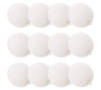 HEALSOPTHY 100 Unidades Globos Blancos de Látex Conexión en Punta de 30 Cm, Fáciles de Inflar y Perfectos para Decoración de Cumpleaños y Aniversarios