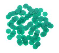 HEALSOPTHY 100piezas Fichas De Colores para Bingo Contaje Mesa Discos De Plástico Transparentes Doble Cara para Fiestas De Cumpleaños