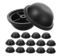 HEALSOPTHY 16 Piezas De Soporte De Plástico para Equipaje Accesorio para Pie De Maleta Pernos para Pies De Maleta Accesorios para Reparación Almohadillas