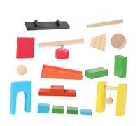 HEALSOPTHY 1juego Bloques De Dominó De Madera para Niño Niña Juguete Educativo Divertido para Desarrollo Infantil para Familia y Aprendizaje Creativo
