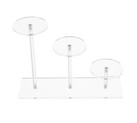 HEALSOPTHY 1juego Soporte De Exhibición Acrílico Transparente De Múltiples para Joyas y Postres Organizador Elegante para Decoración del Hogar Fiestas y Eventos Diseño Portátil y
