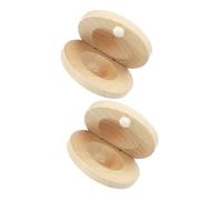 HEALSOPTHY 2 Piezas de Madera para Instrumento de Percusión Pequeño y Seguro para Desarrollo Musical Preescolar y Comunicación Familiar
